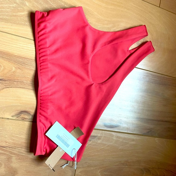 Reformation EcoMove Simone Bra in Hot Coral NWT Medium - Picture 4 of 8